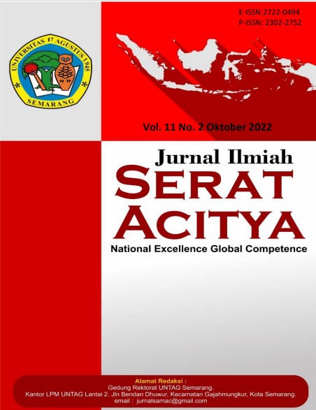 					View Vol. 12 No. 2 (2023): Oktober: Jurnal Ilmiah Serat Acitya
				